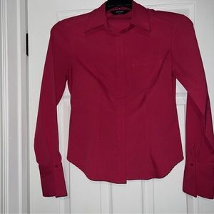 Express Stretch Button Down Blouse Size 1-2